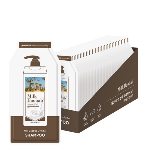 Milk Baobab Original Shampoo WHITE MUSK 10gx50EA