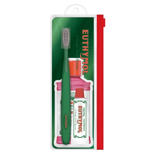 EUTHYMOL Portable Toothbrush Kit 1 Set