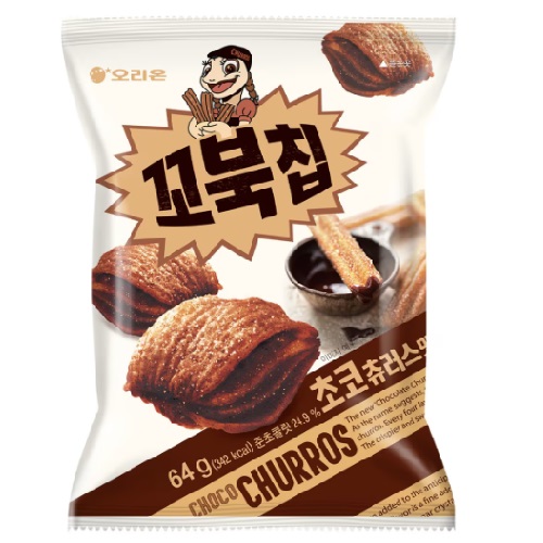 ORION Turtle Chips Choco Churros  64g