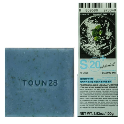 TOUN28 Shampoo Bar S20 Anti Dandruff 100g