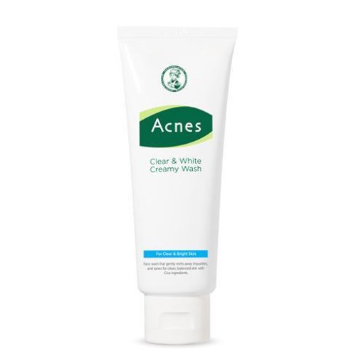 Acnes Clear & White Creamy Wash 100g