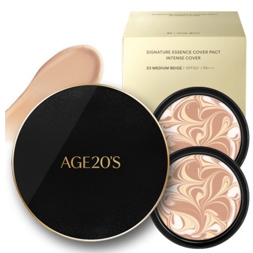 AGE20'S Signature Essence Cover Pact Intense Cover Case 1p+Refill 14g 2p Set