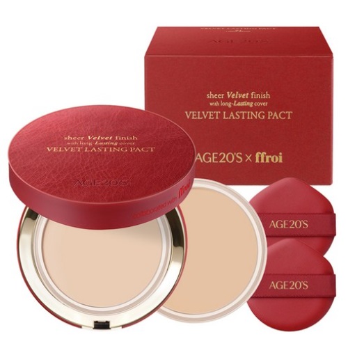 AGE20'S Velvet Lasting ffroi Collab Edition Pact +Refill  Set