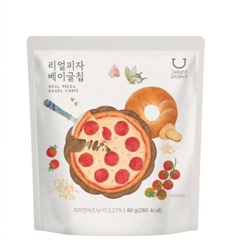 Delight Project Real Pizza Bagel Chips 60g