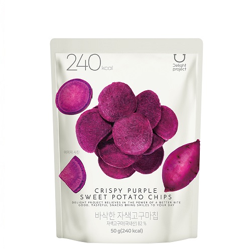 Delight Project Crispy Purple Sweet Potato Chips 50g