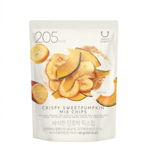 Delight Project Crispy Sweet Pumpkin Mix Chips 40g