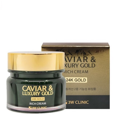 3W Clinic Caviar & Luxury Gold Rich Cream 100g