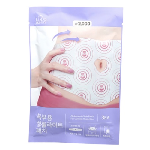 [DAISO] LOLO Skinny Abdomen & Side Patch For Cellulite Reduction 3EA