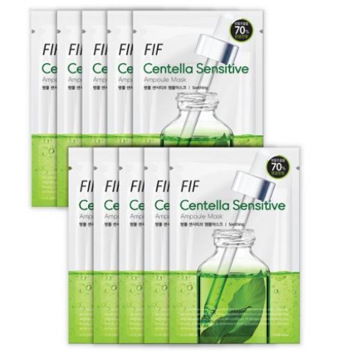 Faith in Face FIF Centella Sensitive Ampoule Mask 25mlx10ea