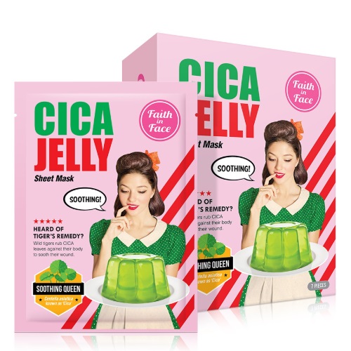 Faith in Face CICA Jelly Sheet Mask 30mlx7pcs.