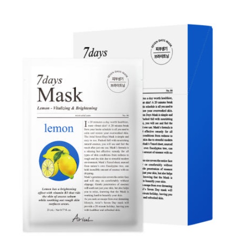 Ariul 7 Days Mask Sheet Lemon+C_10 sheets