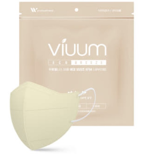 viuum Eco Breeze KF94 Mask 50pcs+50pcs [Beige]