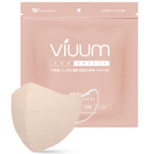 viuum Eco Breeze KF94 Mask 50pcs+50pcs [Pink Beige]