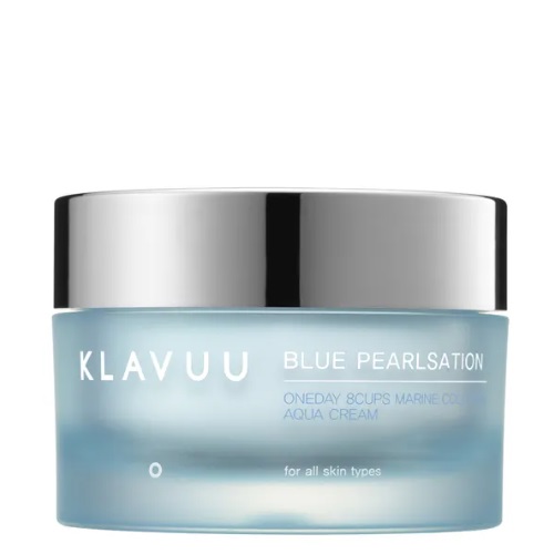 KLAVUU Blue Pearlsation One Day 8 Cups Marine Collagen Aqua Cream 50ml