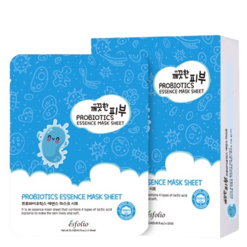 ESFOLIO Pure Skin Probiotics Essence Mask Sheet (10sheets)