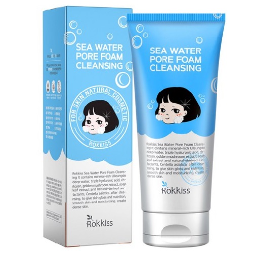 Rokkiss Sea Water Pore Foam Cleansing 120ml