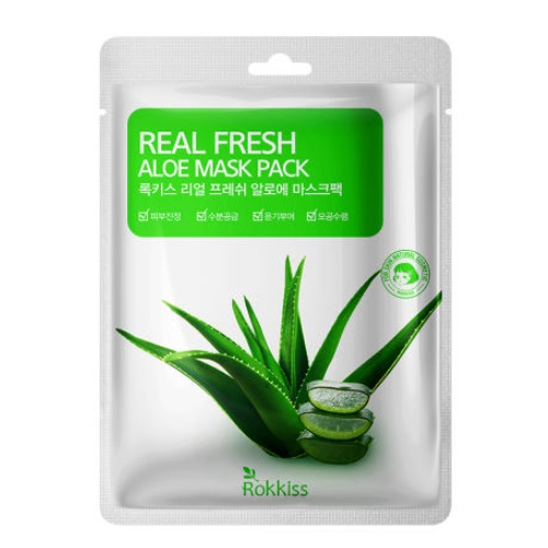 Rokkiss Real Fresh Aloe Mask Pack 23g*10ea