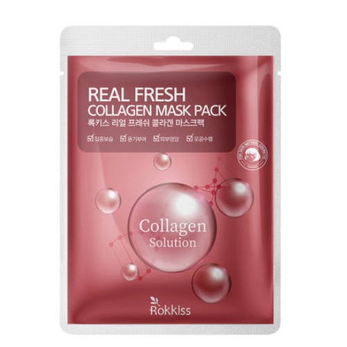 Rokkiss Real Fresh Collagen Mask Pack 23g*10ea