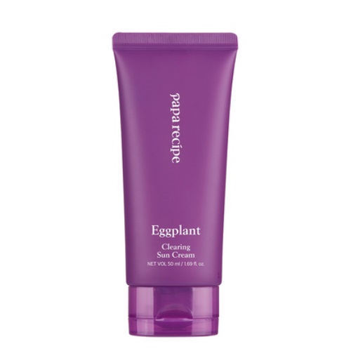 papa recipe Eggplant Clearing Sun Cream SPF50+ PA++++ 50ml