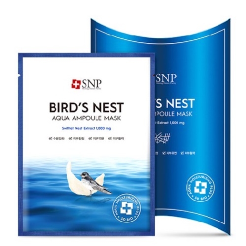 SNP Bird's Nest Aqua Ampoule Mask 25mlx10sheets