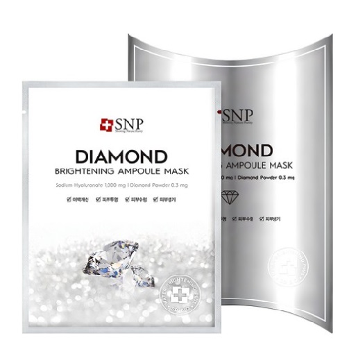 SNP Diamond Brightening ampoule Mask 25mlx10ea