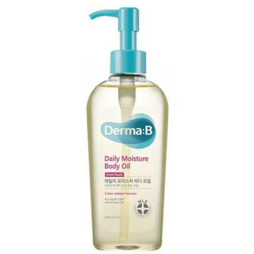 Derma:B Daily Moisture Body Oil 200ml (Fresh Peach)