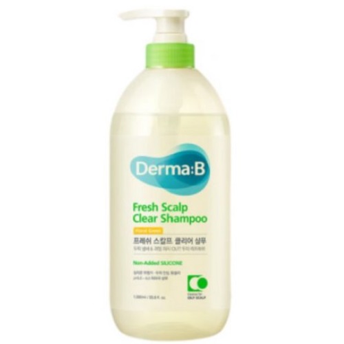 Derma:B Fresh Scalp Clear Shampoo (Floral Green) 1000ml