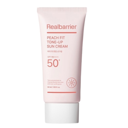 Real Barrier Peach Fit Tone-Up Sun Cream SPF 50+ PA++++50ml