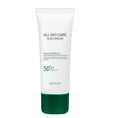 SWANICOCO All Day Care Cica & Centella Sun Cream SPF50PA++++ 50ml