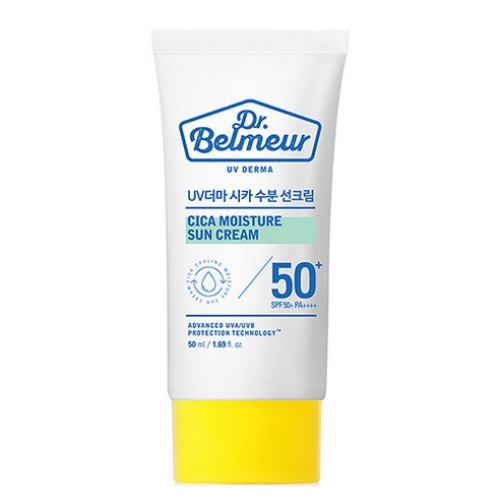 THE FACE SHOP Dr.Belmeur UV Derma Cica Moisture Sun Cream SPF50+ PA++++50mL