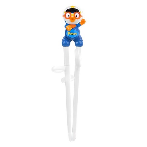 Edison Police Pororo Children's Correction Chopsticks Level 1 Right Hand [Blue]