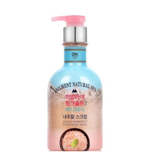 VEILMENT Natural Spa Pink Salt Scrub Body Wash 400ml