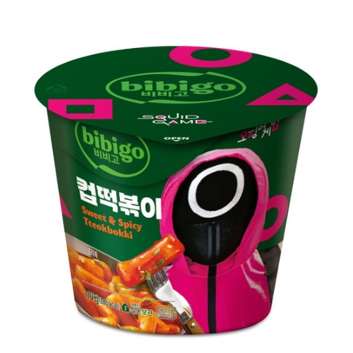 Bibigo Cup Sweet & Spicy Tteokbokki 110G [Squid Game]