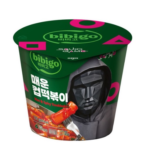 Bibigo Cup Hot & Spicy Tteokbokki 110G [Squid Game]