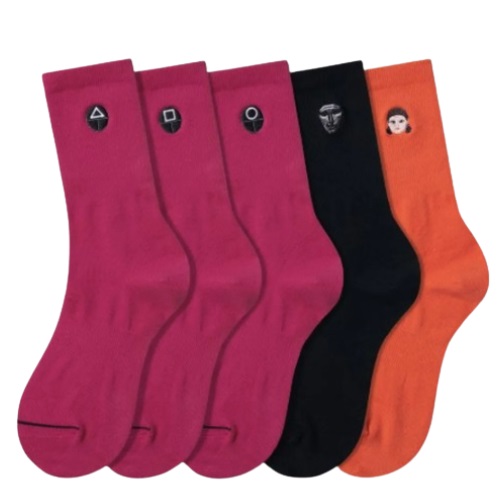 Musinsa X Squid Game Crew Socks [ORGANIZERS]