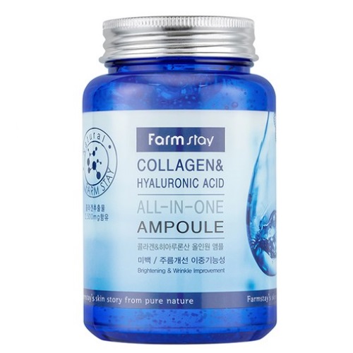 Farmstay Collagen & Hyaluronic Acid All-In-One Ampoule 250mL