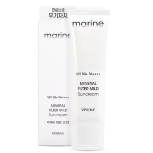 [DAISO] VPROVE marine Mineral Filter Mild Suncream SPF50+PA++++50mL