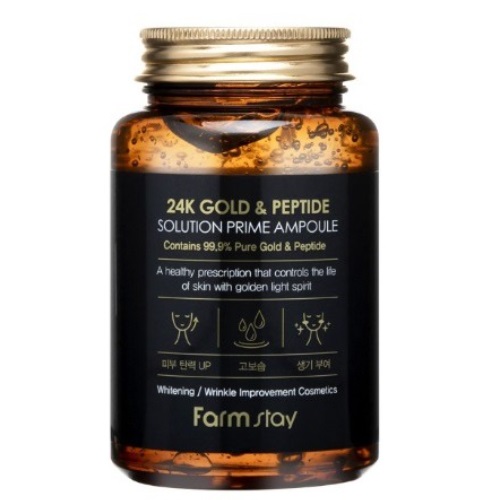 Farmstay 24K Gold & Peptide Solution Prime Ampoule 250mL