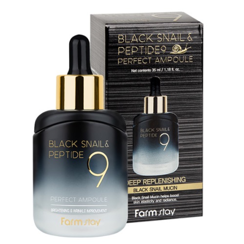 Farmstay Black Snail & Peptide9 Perfect Ampoule 35mL