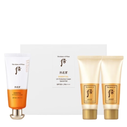 The Whoo Gong Jin Hyang Essential UV Protective Cream SPF50+PA++++60ml Special Set