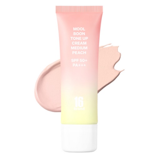 16brand Mool Boon Tone Up Cream SPF50 PA+++50mL [Medium Peach]