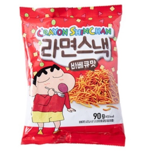 [DAISO] Crayon Shin-chan Ramen Snack BBQ Flavor 90g