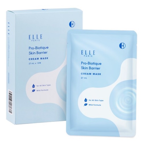 ELLE PARIS Pro-Biotique Skin Barrier Cream Mask 27ml x 10sheets