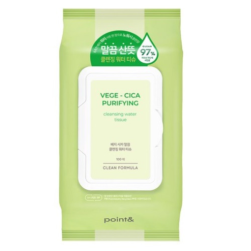 Point& Vege-Cica Purifying Cleansing Water Tissue 100sheets