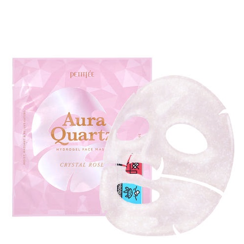 PETITFEE Aura Quartz Hydrogel Face Mask Crystal Rose 30gx5sheets