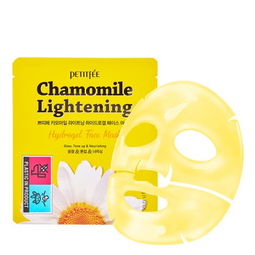 PETITFEE Chamomile Lightening Hydrogel Face Mask 32g x 5sheets