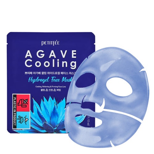 PETITFEE Agave Cooling Hydrogel Face Mask 32g x 5sheets