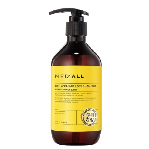 MED:ALL RCP Anti-Hair Loss Shampoo [Herbal Woody Scent] 300ml