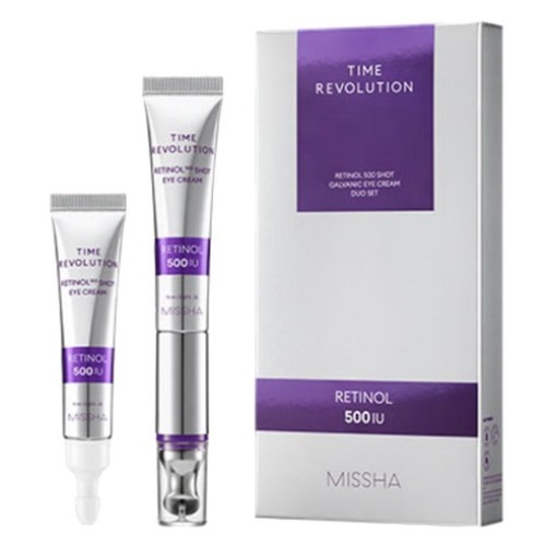 MISSHA Time Revolution 500 Shot Retinol Eye Cream+Refill 30ml Set