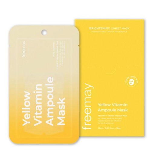 FREEMAY Yellow Vitamin Ampoule Mask Sheet 10P